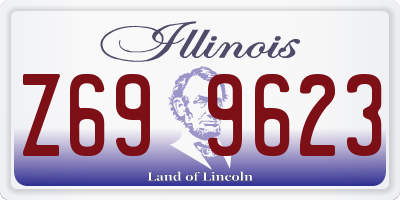 IL license plate Z699623