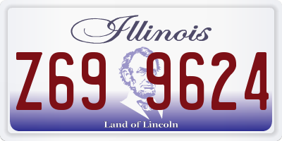IL license plate Z699624
