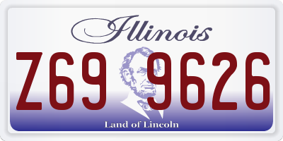 IL license plate Z699626