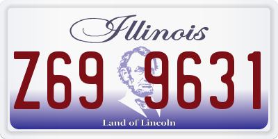 IL license plate Z699631