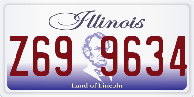 IL license plate Z699634