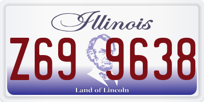 IL license plate Z699638