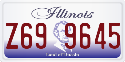 IL license plate Z699645