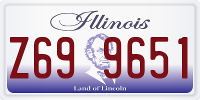 IL license plate Z699651