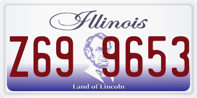 IL license plate Z699653