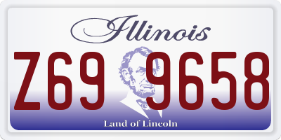 IL license plate Z699658