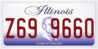 IL license plate Z699660