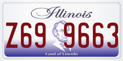 IL license plate Z699663