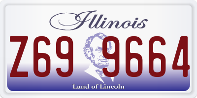 IL license plate Z699664