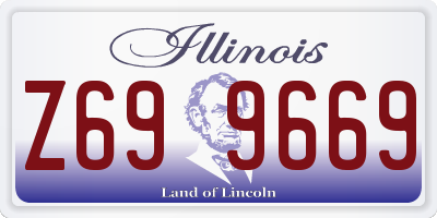 IL license plate Z699669