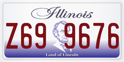 IL license plate Z699676