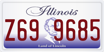 IL license plate Z699685