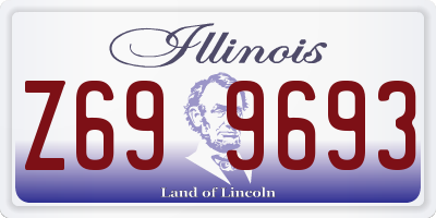 IL license plate Z699693