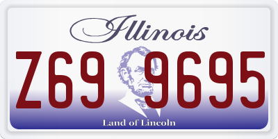 IL license plate Z699695