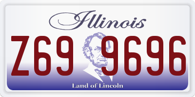 IL license plate Z699696