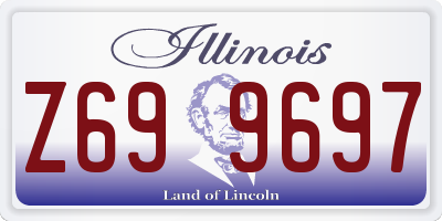 IL license plate Z699697
