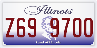 IL license plate Z699700