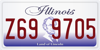 IL license plate Z699705