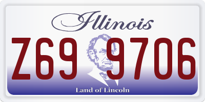 IL license plate Z699706