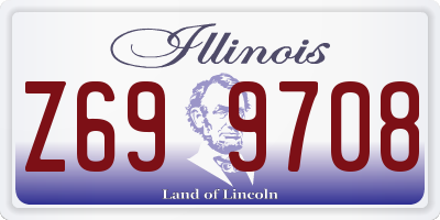IL license plate Z699708