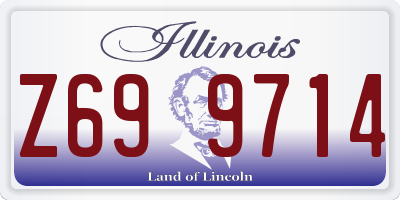 IL license plate Z699714