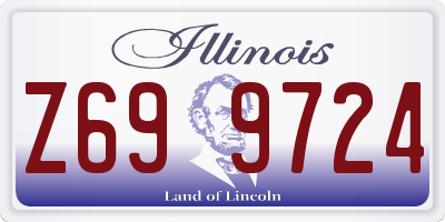 IL license plate Z699724