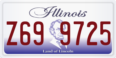 IL license plate Z699725