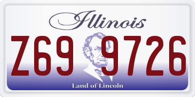 IL license plate Z699726