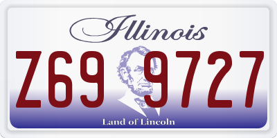 IL license plate Z699727