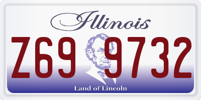 IL license plate Z699732