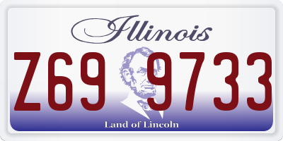 IL license plate Z699733