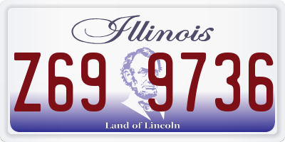 IL license plate Z699736