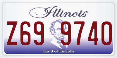 IL license plate Z699740