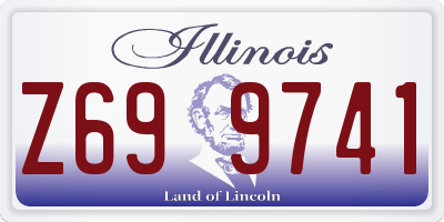 IL license plate Z699741