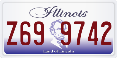 IL license plate Z699742