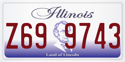 IL license plate Z699743