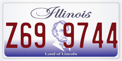 IL license plate Z699744