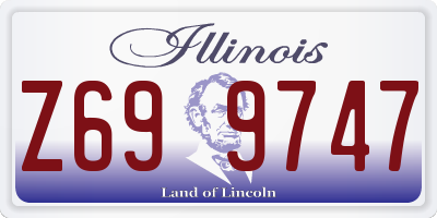 IL license plate Z699747