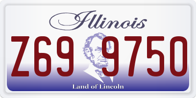IL license plate Z699750