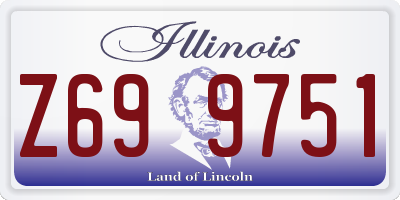 IL license plate Z699751
