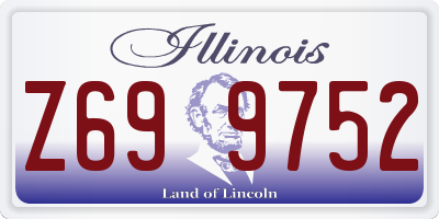 IL license plate Z699752