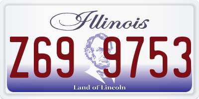 IL license plate Z699753