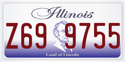 IL license plate Z699755