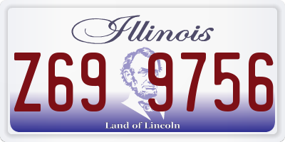 IL license plate Z699756