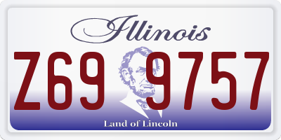 IL license plate Z699757