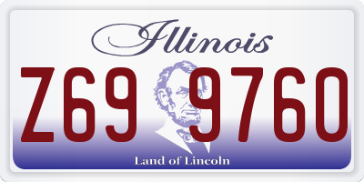 IL license plate Z699760