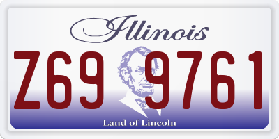 IL license plate Z699761