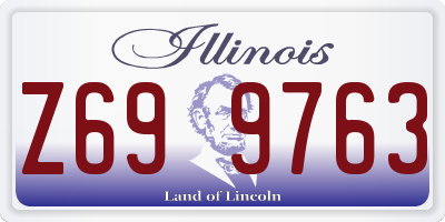 IL license plate Z699763