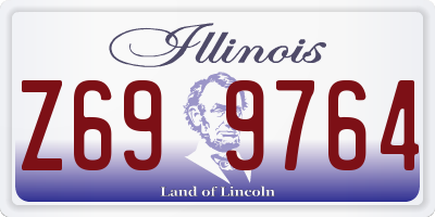 IL license plate Z699764