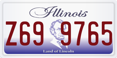 IL license plate Z699765